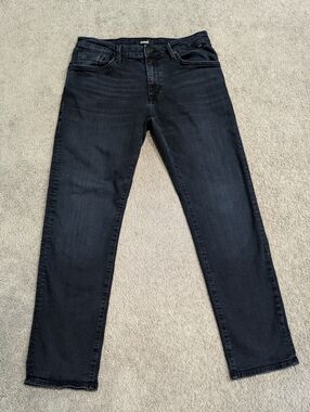 Mavi Jeans Men's Sz 34x32 Blue Denim Zach Straight Leg Stretch Casual Dark Wash